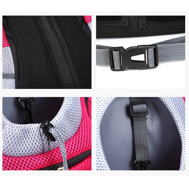 Pet Dog Carrier Bag Carrier For Dogs Backpack Out Double Shoulder Portable Travel Backpack Outdoor Pet Dog Carrier Bag Mesh - key words