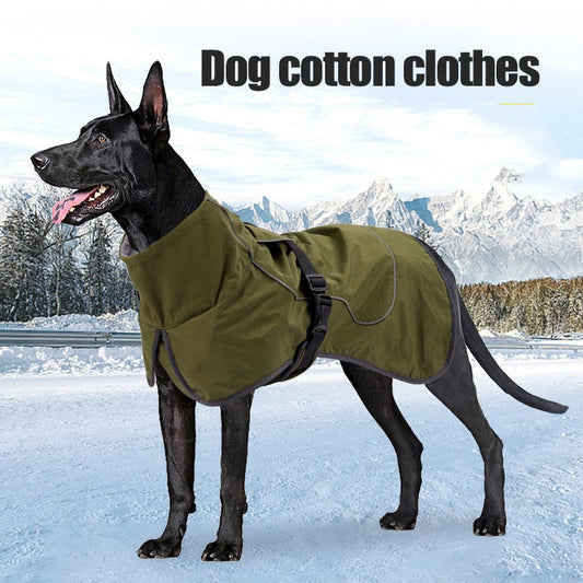 Medium And Large Dogs Handsome Winter Warm Clothing Snowproof Pet Supplies - key words