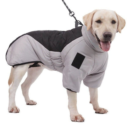 New Winter Dog Coat Waterproof Pet Clothes For Medum Large Dogs Warm Thicken Dog Vest Custome Labrador Jacket - key words