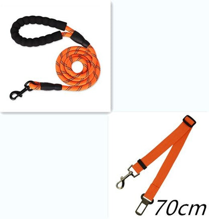 Reflective Dog Leash Nylon Pet Dog Leash Rope For Small Medium Large Dogs Walking Training Pet Suppiles - key words