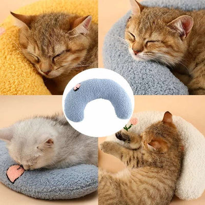 Little Pillow For Cats Fashion Neck Protector Deep Sleep Puppy U-Shaped Pillow Pets Pillow Kitten Headrest Dog Sleeping Pillow Pet Products - key words