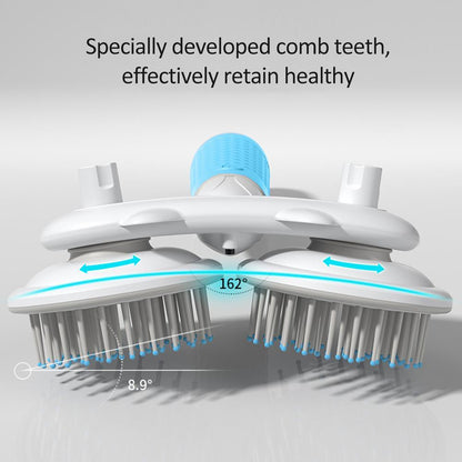 Pet Cat Brush Dog Slicker Brush Double-headed Negative Ion One-button Self Cleaning Dog Cat Hair Removal Pets Products - key words