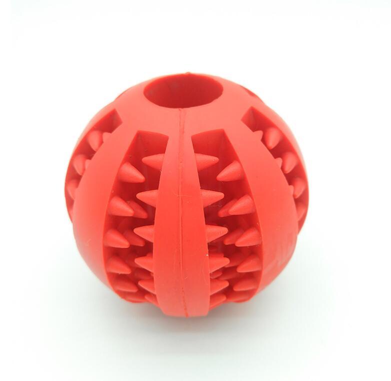Pet Slow Feeder Dog Toy Cute Funny Rubber Dog Ball Toy - key words