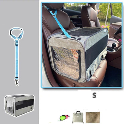 Pet Travel Carrier Bag Portable Pet Bag Folding Fabric Pet Carrier Travel Carrier Bag For Pet Cage With Locking Safety Zippers - key words