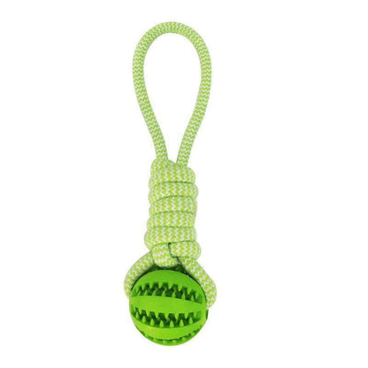 Dog Toys Treat Balls Interactive Hemp Rope Rubber Leaking Balls For Small Dogs Chewing Bite Resistant Toys Pet Tooth Cleaning Bite Resistant Toy Ball For Pet Dogs Puppy - key words