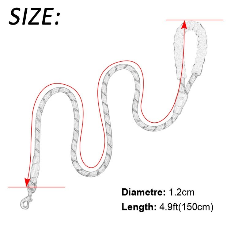 Reflective Dog Leash Nylon Pet Dog Leash Rope For Small Medium Large Dogs Walking Training Pet Suppiles - key words