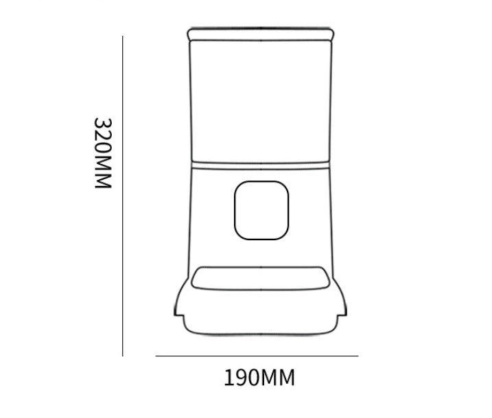 Pet Automatic Feeder Large Capacity Smart Voice Recorder APP Control Timer Feeding Cat Dog Food Dispenser With WiFi Pet Bowl - key words