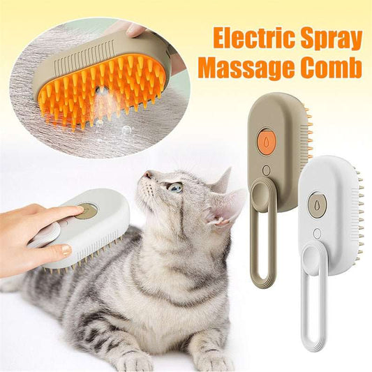 Cat Steam Brush Steamy Dog Brush 3 In 1 Electric Spray Cat Hair Brushes For Massage Pet Grooming Comb Hair Removal Combs Pet Products - key words