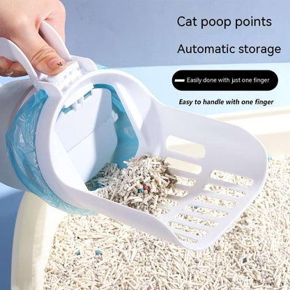 Upgrade Widen Cat Litter Shovel Scoop With Refill Bags Large Cat Litter Box Self Cleaning Cat Waste Bin System Pet Supplies Pet Products - key words