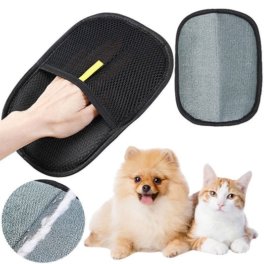 Pet Hair Remover Mitt Pet Hair Remover Gloves Deshedding Brush Glove For Dog Cat Rabbit With Long Short Curly Hair - key words