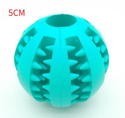 Pet Slow Feeder Dog Toy Cute Funny Rubber Dog Ball Toy - key words