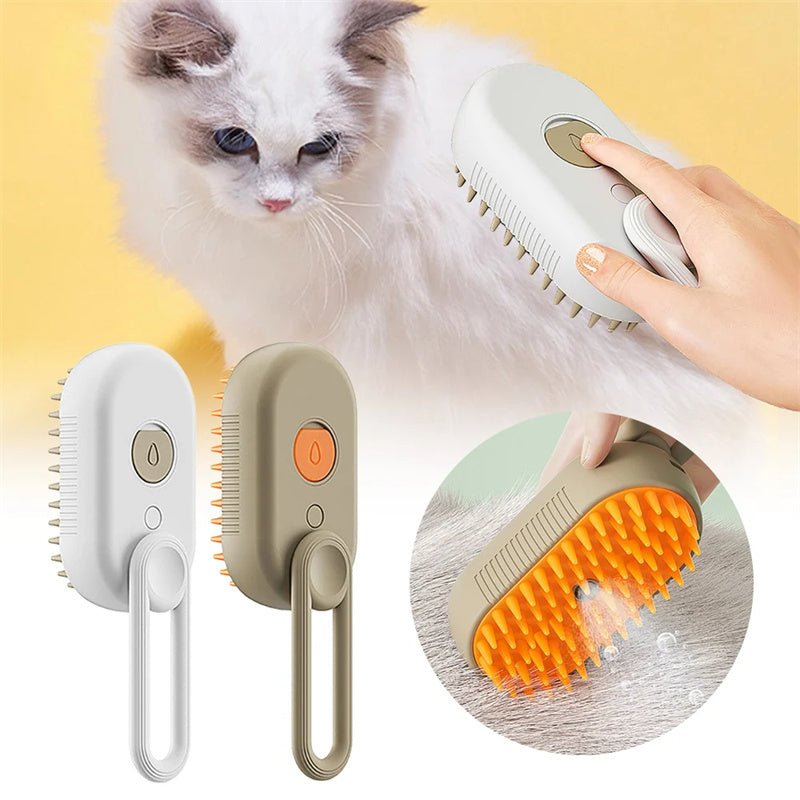 Cat Steam Brush Steamy Dog Brush 3 In 1 Electric Spray Cat Hair Brushes For Massage Pet Grooming Comb Hair Removal Combs Pet Products - key words