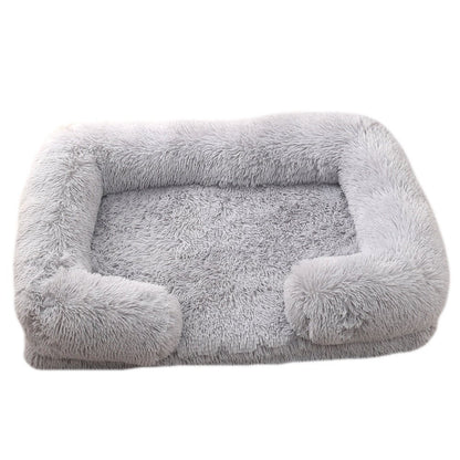 Plush Round Pet Bed Dog Bed Winter - key words