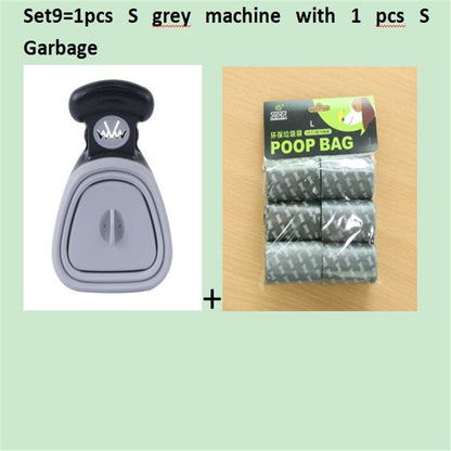 Dog Pet Travel Foldable Pooper Scooper With 1 Roll Decomposable bags Poop Scoop Clean Pick Up Excreta Cleaner Epacket Shipping - key words