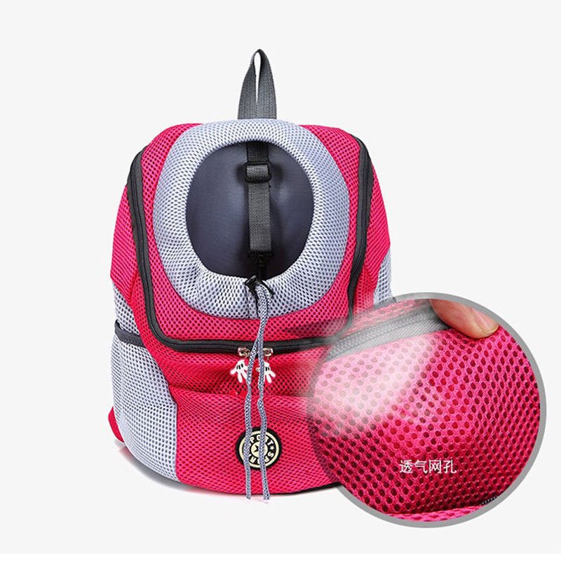 Pet Dog Carrier Bag Carrier For Dogs Backpack Out Double Shoulder Portable Travel Backpack Outdoor Pet Dog Carrier Bag Mesh - key words