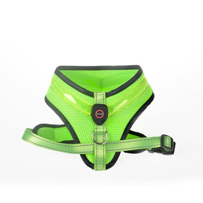 LED Luminous Dog Harness Led USB Charging Dog Chest Strap Vest Pet Safety Reflective Harness Pet Vest For Puppy Large Dog Pet Products - key words
