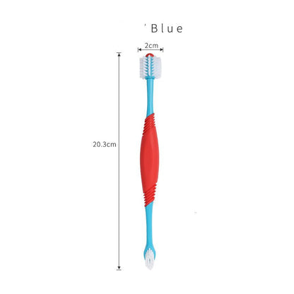 Pet Dental Supplies Fingers Double-headed Toothbrush Teeth Cleaning - key words