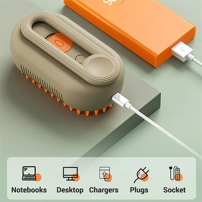 Cat Steam Brush Steamy Dog Brush 3 In 1 Electric Spray Cat Hair Brushes For Massage Pet Grooming Comb Hair Removal Combs Pet Products - key words