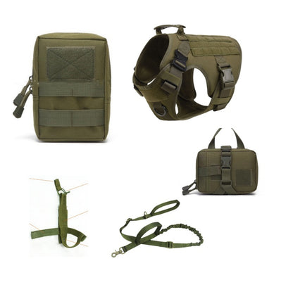 Tactical Dog Harness Pet German Shepherd K9 Training Vest Dog Harness And Leash Set For All Breeds Dogs - key words