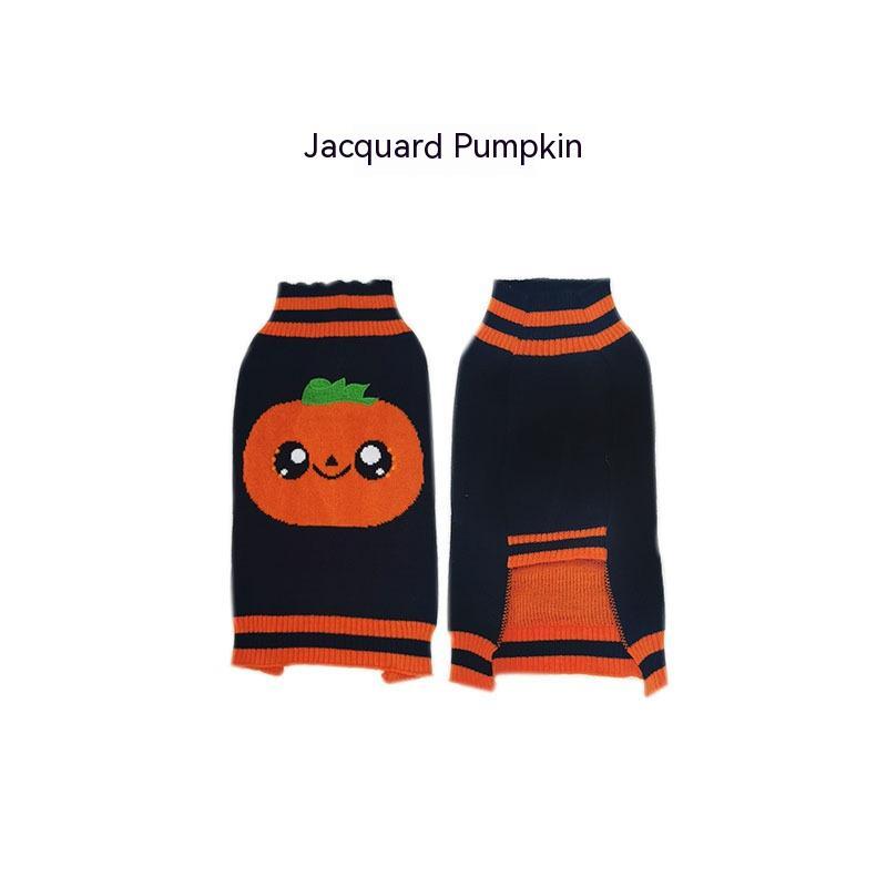 Halloween Dog Sweaters Pet Costume Teddy Warm Leisure Sweater Cosplay Clothes For Dogs Pets Outfits - key words