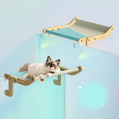 Mewoofun Pet Cat Window Perch 4 Color Wooden Assembly Hanging Bed Cotton Canvas Easy Washable Multi-Ply Plywood New Dropshipping - key words