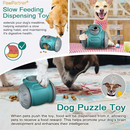 Dog Tumbler Toys Increases Pet IQ Interactive Slow Feeder For Small Medium Dogs Cat Training Balance Car Feeder Pet Toy Pet Products - key words