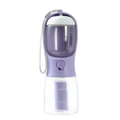 Dog Water Cup Drinking Food Garbage Bag Three-in-one Portable Small Multi-functional Pet Cups Pets Supplies - key words