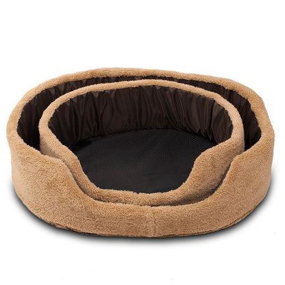 Soft Warm Wool Dog Bed Round Shape Pet Sofa - key words