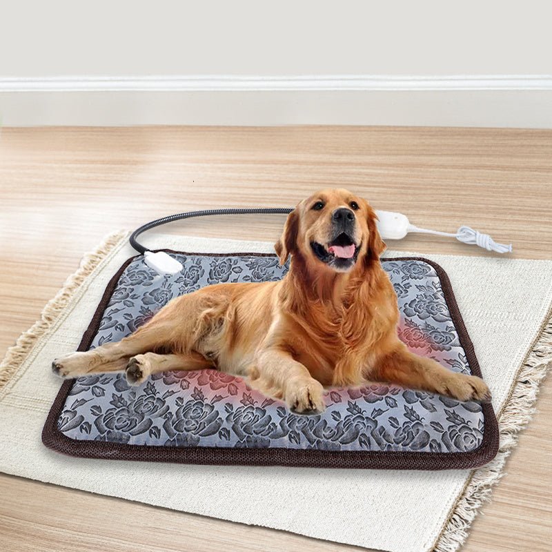 Pet Heating Pad For Dog Cat Heat Mat Indoor Electric Waterproof Dog Heated Pad With Chew Resistant Cord Winter Pet Blanket Warmer - key words