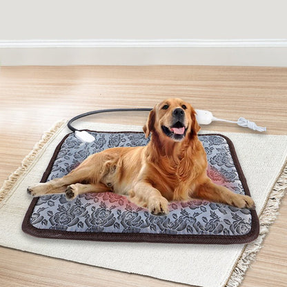Pet Heating Pad For Dog Cat Heat Mat Indoor Electric Waterproof Dog Heated Pad With Chew Resistant Cord Winter Pet Blanket Warmer - key words