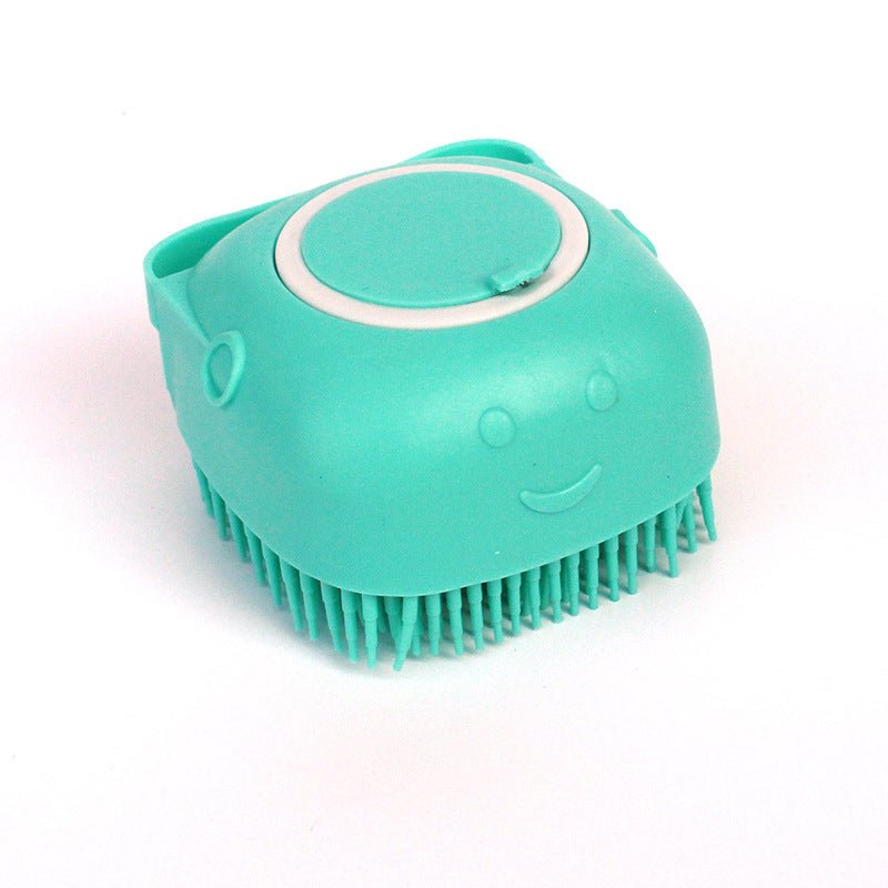 Silicone Dog Bath Massage Gloves Brush Pet Cat Bathroom Cleaning Tool Comb Brush For Dog Can Pour Shampoo Dog Grooming Supplies - key words