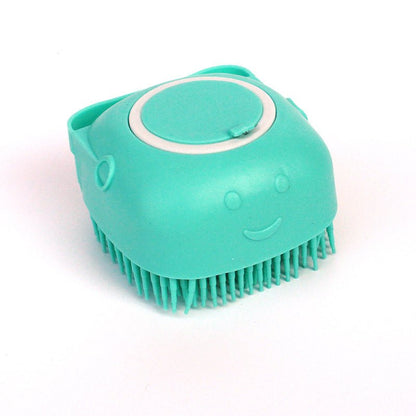 Silicone Dog Bath Massage Gloves Brush Pet Cat Bathroom Cleaning Tool Comb Brush For Dog Can Pour Shampoo Dog Grooming Supplies - key words