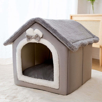Pet Bed Small Dog Teddy Cat Litter Four Seasons Universal Dog House Dog Bed Pets Supplies - key words