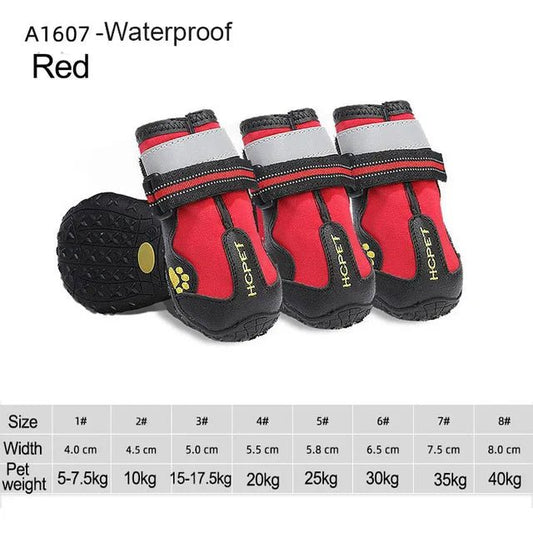 4pcs/set Pet Dog Shoes - Everpeakgoods