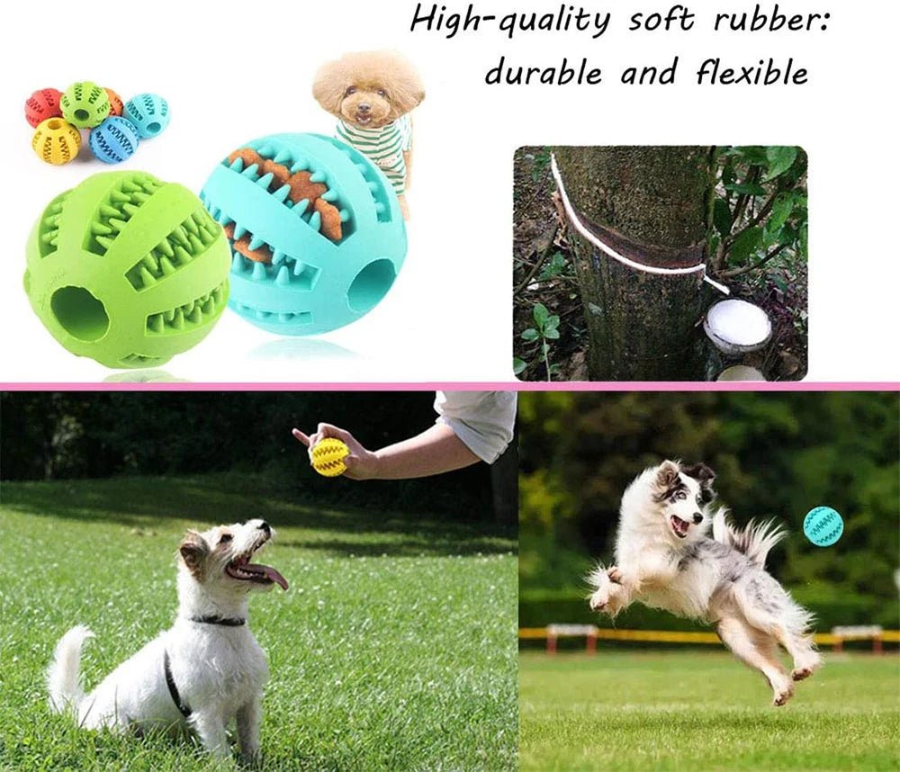 Toys for Dogs Rubber Dog Ball for Puppy Funny Dog Toys for Pet Puppies Large Dogs Tooth Cleaning Snack Ball Toy for Pet Products - key words