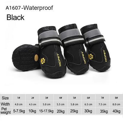 4pcs/set Pet Dog Shoes - Everpeakgoods