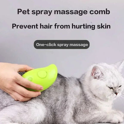 3 - in - 1 Electric Spray Cat Hair Brush - Everpeakgoods