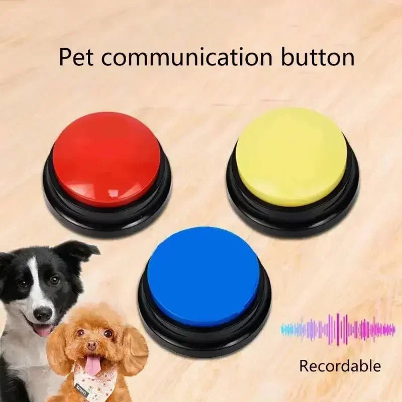 Personalized Sound Buzzers Recordable Answer Buzzers Talking Button Dogs Button for Communication Dog Training - key words