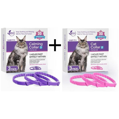 3/4 Pc Dogs Calming Pheromone Collars Cats Relieve Anxiety Adjustable Comfortable Collar For Puppy Kitten Large Pets Accessories - key words