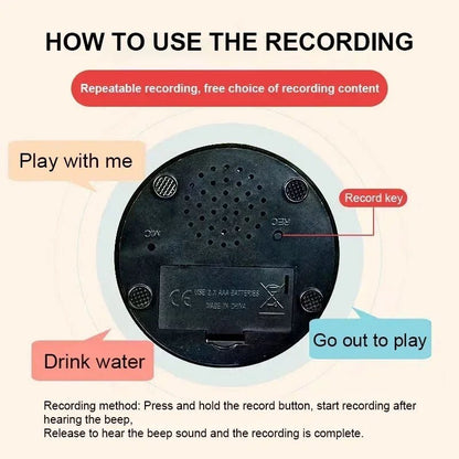 Personalized Sound Buzzers Recordable Answer Buzzers Talking Button Dogs Button for Communication Dog Training - key words