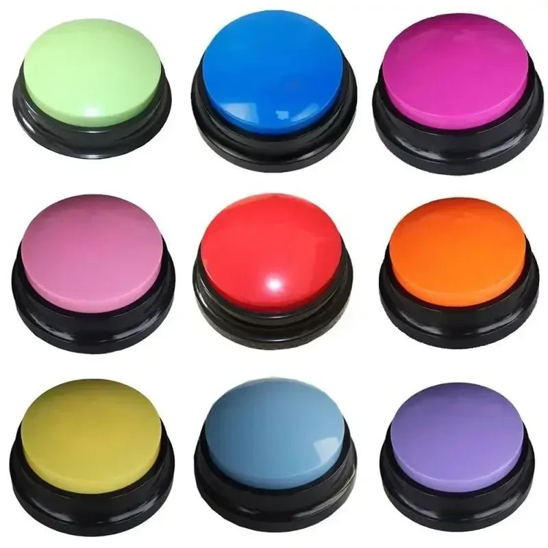 Personalized Sound Buzzers Recordable Answer Buzzers Talking Button Dogs Button for Communication Dog Training - key words
