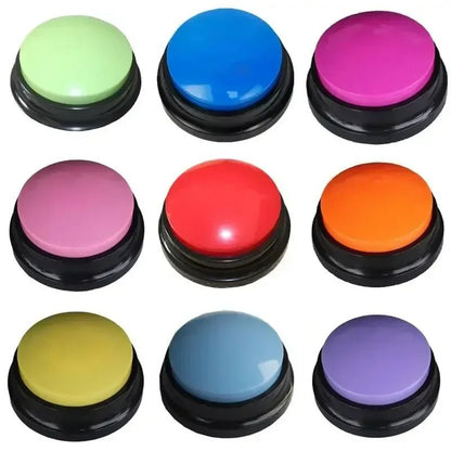 Personalized Sound Buzzers Recordable Answer Buzzers Talking Button Dogs Button for Communication Dog Training - key words