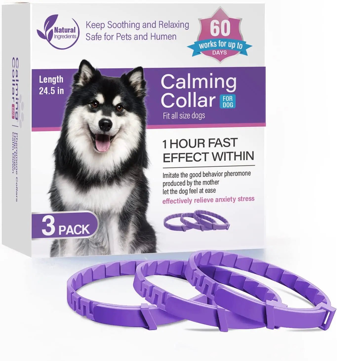 3/4 Pc Dogs Calming Pheromone Collars Cats Relieve Anxiety Adjustable Comfortable Collar For Puppy Kitten Large Pets Accessories - key words