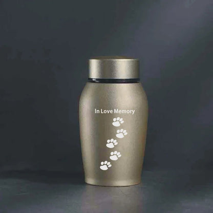 New Multi-Colored Stainless Steel Dog Urns Dog Cat Bird Mouse Cremation Ashes Urn Sealed Funeral for Dogs Pet Souvenir Jar - key words