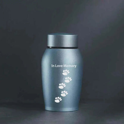 New Multi-Colored Stainless Steel Dog Urns Dog Cat Bird Mouse Cremation Ashes Urn Sealed Funeral for Dogs Pet Souvenir Jar - key words