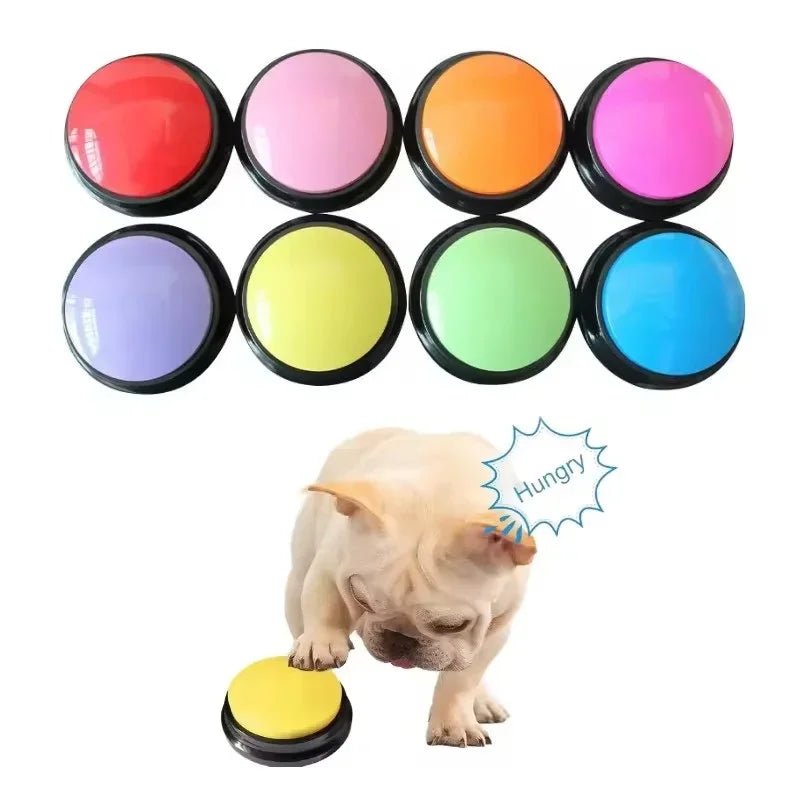 Personalized Sound Buzzers Recordable Answer Buzzers Talking Button Dogs Button for Communication Dog Training - key words