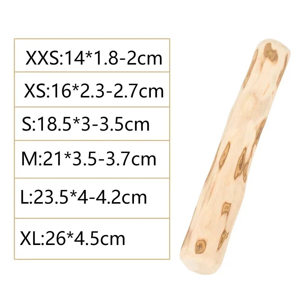 Durable Coffee Wood Chew Stick for Dogs - Natural Anxiety Relief & Teeth Cleaning Pet Toy - key words