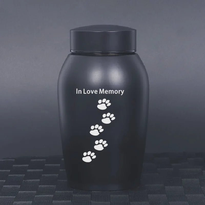 New Multi-Colored Stainless Steel Dog Urns Dog Cat Bird Mouse Cremation Ashes Urn Sealed Funeral for Dogs Pet Souvenir Jar - key words