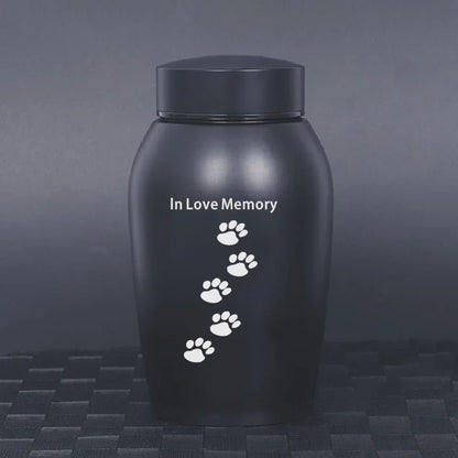 New Multi-Colored Stainless Steel Dog Urns Dog Cat Bird Mouse Cremation Ashes Urn Sealed Funeral for Dogs Pet Souvenir Jar - key words