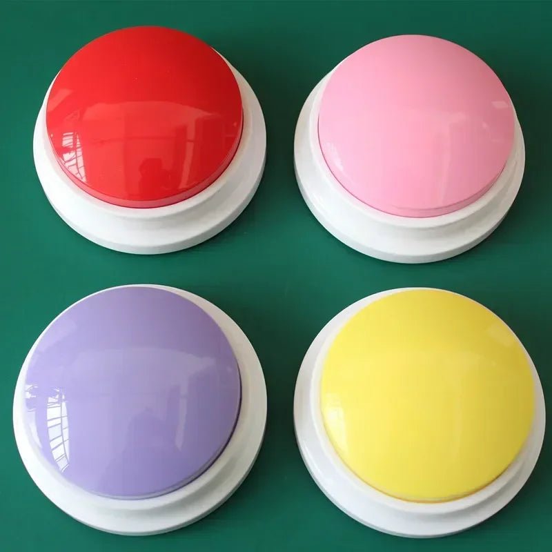 Personalized Sound Buzzers Recordable Answer Buzzers Talking Button Dogs Button for Communication Dog Training - key words
